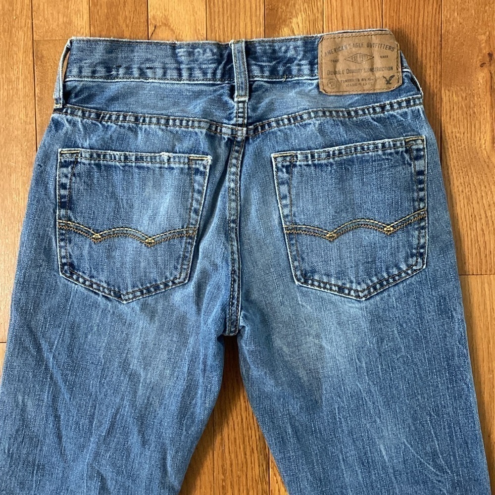 American Eagle Made to Last Original Straight Jeans Size 26x28 - Picture 5 of 9